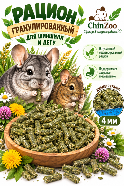 Корм гранулированный – chinzoo.ru