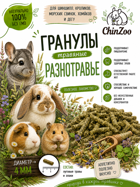 Травяные грануоы разнотравья – chinzoo.ru