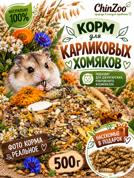 Корм для карликовых видов хомяков – chinzoo.ru